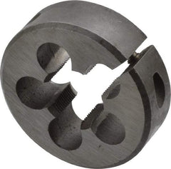 Interstate - 3/4-28 Thread, 2" Outside Diam High Speed Steel Round Die - Right Hand Thread, Adjustable - Exact Tool & Supply