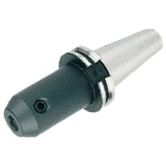 Iscar - CAT50 Taper Shank 1" Hole End Mill Holder/Adapter - 65mm Nose Diam, 6" Projection, Through-Spindle & DIN Flange Coolant - Exact Tool & Supply
