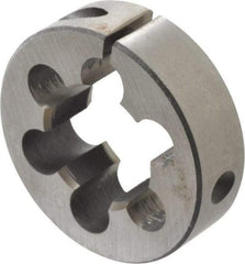 Interstate - 1-1/4 - 32 UNS Thread, 2-1/2" Outside Diam High Speed Steel Round Die - Right Hand Thread, Adjustable - Exact Tool & Supply