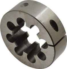 Interstate - 1-9/16 - 18 UNEF Thread, 3" Outside Diam High Speed Steel Round Die - Right Hand Thread, Adjustable - Exact Tool & Supply