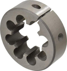 Interstate - 1-5/8 - 18 UNEF Thread, 3" Outside Diam High Speed Steel Round Die - Right Hand Thread, Adjustable - Exact Tool & Supply