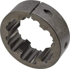 Interstate - 2-12 Thread, 3" Outside Diam High Speed Steel Round Die - Right Hand Thread, Adjustable - Exact Tool & Supply