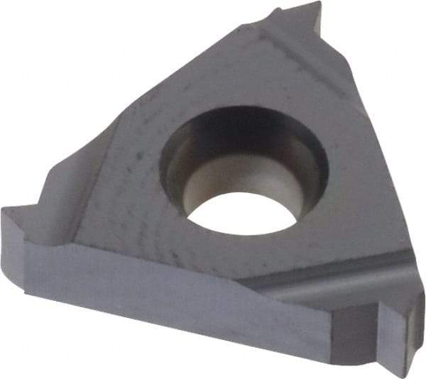 Kennametal - 16ER External Right Hand 18 NPT Laydown Threading Insert - Grade KC5025, TiAlN Coated Carbide, 9.53mm Inscribed Circle - Exact Tool & Supply