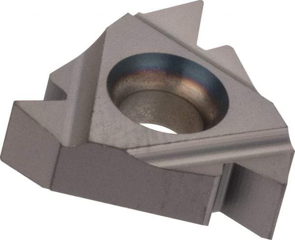 Kennametal - 16ER External Right Hand 8 NPT Laydown Threading Insert - Grade KC5025, TiAlN Coated Carbide, 9.53mm Inscribed Circle - Exact Tool & Supply