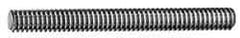 Keystone Threaded Products - 1/4-16 Acme, 3' Long, Stainless Steel Precision Acme Threaded Rod - Left Hand Thread, 2C Fit - Exact Tool & Supply
