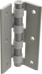 Sugatsune - 2-9/16" Long x 2-3/8" Wide x 9/64" Thick, Cabinet Hinge - Aluminum, Aluminum Finish - Exact Tool & Supply