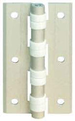 Sugatsune - 2-9/16" Long x 2-3/8" Wide x 9/64" Thick, Aluminum Cabinet Hinge - Aluminum, Aluminum Finish - Exact Tool & Supply