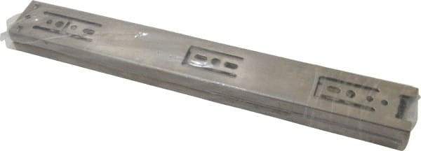 Sugatsune - 11-13/16" Slide Length, 12" Travel Length, Stainless Steel Ball Bearing Slide - 88 Lb Capacity at Full Extension - Exact Tool & Supply