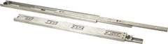 Sugatsune - 15-3/4" Slide Length, 16" Travel Length, Stainless Steel Ball Bearing Slide - 79 Lb Capacity at Full Extension - Exact Tool & Supply