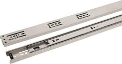 Sugatsune - 19-11/16" Slide Length, 20" Travel Length, Stainless Steel Ball Bearing Slide - 73 Lb Capacity at Full Extension - Exact Tool & Supply