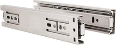 Sugatsune - 7-7/8" Slide Length, 7-7/8" Travel Length, Stainless Steel Ball Bearing Slide - 98 Lb Capacity at Full Extension - Exact Tool & Supply