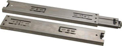 Sugatsune - 9-27/32" Slide Length, 9-9/16" Travel Length, Stainless Steel Ball Bearing Slide - 115 Lb Capacity at Full Extension - Exact Tool & Supply