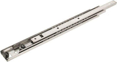 Sugatsune - 15-3/4" Slide Length, 17-1/8" Travel Length, Stainless Steel Ball Bearing Slide - 236 Lb Capacity at Full Extension - Exact Tool & Supply