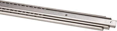 Sugatsune - 27-9/16" Slide Length, 28-3/4" Travel Length, Stainless Steel Ball Bearing Slide - 155 Lb Capacity at Full Extension - Exact Tool & Supply