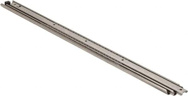 Sugatsune - 31-1/2" Slide Length, 32-5/8" Travel Length, Stainless Steel Ball Bearing Slide - 140 Lb Capacity at Full Extension - Exact Tool & Supply
