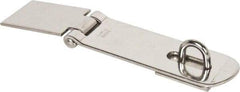 Sugatsune - 1-1/2" Wide, Weld-on Hasp - Stainless Steel - Exact Tool & Supply