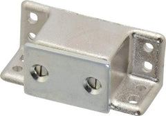 Sugatsune - 1-31/32" Long x 3/4" Wide x 3/4" High, Zinc Alloy Heavy Duty Magnetic Catch - Nickel Coated, 15.4 Magnetic Force, 1-5/32" Long Strike, 3/4" Wide Strike - Exact Tool & Supply