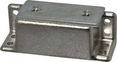 Sugatsune - 2-13/32" Long x 3/4" Wide x 3/4" High, Zinc Alloy Heavy Duty Magnetic Catch - Nickel Coated, 24.2 Magnetic Force, 1-11/16" Long Strike, 3/4" Wide Strike - Exact Tool & Supply