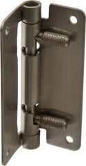 Sugatsune - 2-61/64" Long x 1-31/32" Wide x 1/16" Thick, Quick Release Hinge - Stainless Steel, Polished Finish - Exact Tool & Supply