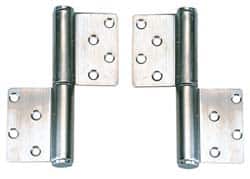 Sugatsune - 5 Inch Long x 3-9/16 Inch Wide x 1/8 Inch Thick, 304 Heavy Duty Lift-Off Hinge - Exact Tool & Supply