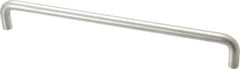 Sugatsune - 25/64" Handle Diam, Satin Finish Stainless Steel Drawer Pull - 1-3/8" Projection, 9" Center to Center, 316 Grade, 9-3/8" Wide - Exact Tool & Supply