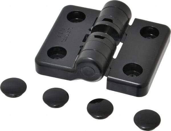 Sugatsune - 1-31/32" Long x 2-3/8" Wide x 5/16" Thick, Detent Hinge - Polyacetal - Exact Tool & Supply