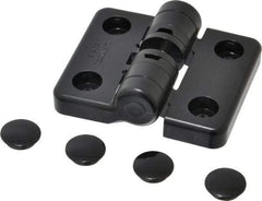 Sugatsune - 1-31/32" Long x 2-3/8" Wide x 5/16" Thick, Detent Hinge - Polyacetal - Exact Tool & Supply