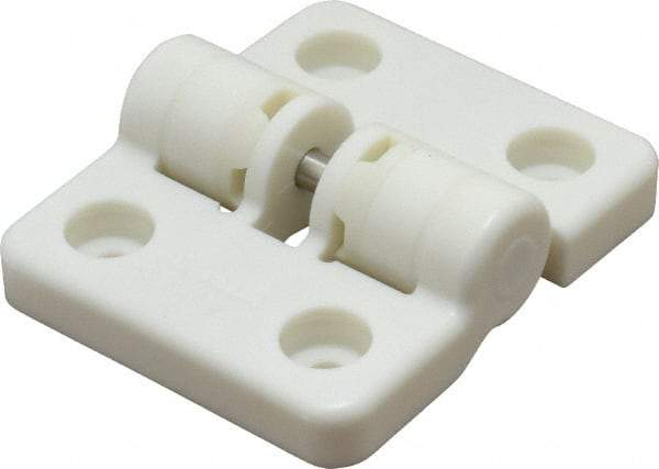 Sugatsune - 1-31/32" Long x 2-3/8" Wide x 5/16" Thick, Detent Hinge - Polyacetal - Exact Tool & Supply