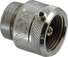 Watts - 125 Max psi, Chrome Plated Brass, Hose Connection Vacuum Breaker - EPDM Seal, Stainless Steel Spring, FIP X Hose End Connections - Exact Tool & Supply