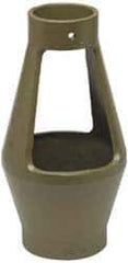 Watts - 1/4 to 1/2" Fit, 2-3/8" Diam, Air Gap Drain - 3-1/8" High, Cast Iron - Exact Tool & Supply