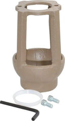Watts - 1-1/4 to 2" Fit, 4-3/8" Diam, Air Gap Drain - 6-3/4" High, Cast Iron - Exact Tool & Supply