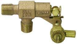 Watts - 3/8" Pipe, Bronze, Mechanical Float Valve - 125 psi, MPT x MPT End Connections - Exact Tool & Supply