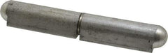 Value Collection - 5-29/32" Long x 0.787" Wide x 0.984" Thick, Weld On Hinge - Aluminum with Stainless Pin - Exact Tool & Supply