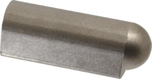 Value Collection - 3-15/16" Long x 0.768" Wide x 0.63" Thick, Weld On Hinge - Stainless Steel with Stainless Pin - Exact Tool & Supply