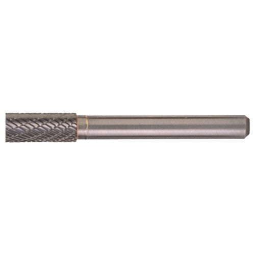 SA-6 Double Cut Solid Carbide Bur-Cylindrical without End Cut - Exact Tool & Supply