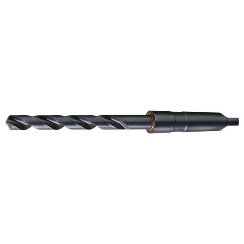 3/8 RHS / RHC HSS 118 Degree Radial Point Taper Shank Taper Length Drill - Steam Oxide - Exact Tool & Supply