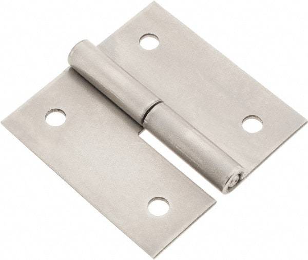 Made in USA - 3" Long x 3" Wide x 0.093" Thick, Slip Joint Hinge - Steel - Exact Tool & Supply