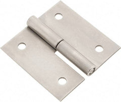 Made in USA - 3" Long x 3" Wide x 0.093" Thick, Slip Joint Hinge - Steel - Exact Tool & Supply