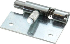 Made in USA - 1-3/4" Long x 1" Wide x 0.05" Thick, Un-Hinge - Steel, Zinc Plated Finish - Exact Tool & Supply