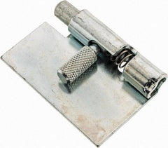 Made in USA - 1-3/4" Long x 1" Wide x 0.05" Thick, Un-Hinge - Steel, Zinc Plated Finish - Exact Tool & Supply