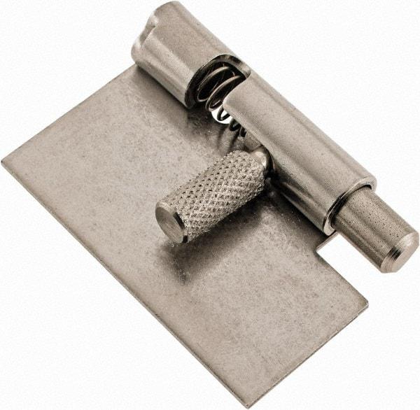 Made in USA - 1-3/4" Long x 1" Wide x 0.05" Thick, Un-Hinge - Stainless Steel - Exact Tool & Supply