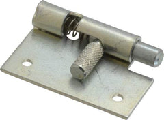 Made in USA - 1-3/4" Long x 1" Wide x 0.05" Thick, Un-Hinge - Steel, Zinc Plated Finish - Exact Tool & Supply