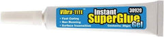 Vibra-Tite - 0.70 oz Tube Clear Instant Adhesive - Exact Tool & Supply