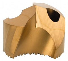 Seco - Series SD100, 20.24mm Diam 140° Replaceable Drill Tip - Carbide, TiAlN Finish, Through Coolant - Exact Tool & Supply