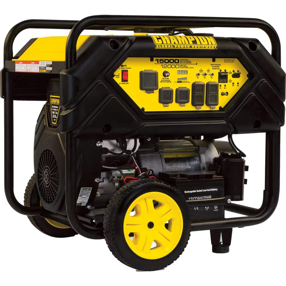 Portable Power Generators; Fuel Type: Gasoline; Starting Method: Electric; Running Watts: 12000; Engine Size (L): 717 Cc; Run Time Half Load: 9 hr; Number Of Outlets: 7.000; Generator Outlet Type: 120V 30A Locking; 120V 20A GFCI; 120/240V 50A; 120/240V 30
