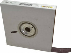 Tru-Maxx - 1-1/2" x 50 Yd 400 Grit Aluminum Oxide Cloth Roll - Super Fine Grade, J Weighted Backing - Exact Tool & Supply