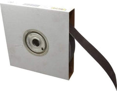 Tru-Maxx - 1-1/2" x 50 Yd 80 Grit Aluminum Oxide Cloth Roll - Medium Grade, J Weighted Backing - Exact Tool & Supply