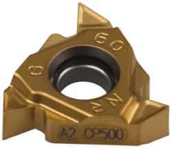 Seco - 16NR Internal Right Hand 14-8 Partial Profile 60° Laydown Threading Insert - Grade CP500, TiAlN/TiN Coated Carbide - Exact Tool & Supply