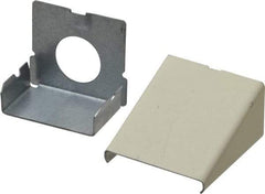 Wiremold - 1-29/32 Inch Long x 1-5/8 Inch Wide x 1-3/16 Inch High, Raceway Fitting - Ivory, For Use with Wiremold 2400 Series Raceways - Exact Tool & Supply