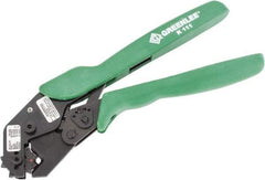 Greenlee - 10" OAL Copper Connector Crimper - Crimps Copper Connectors Style - Exact Tool & Supply